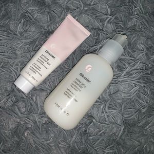 Glossier skincare moisturizer &milk jelly cleanser
